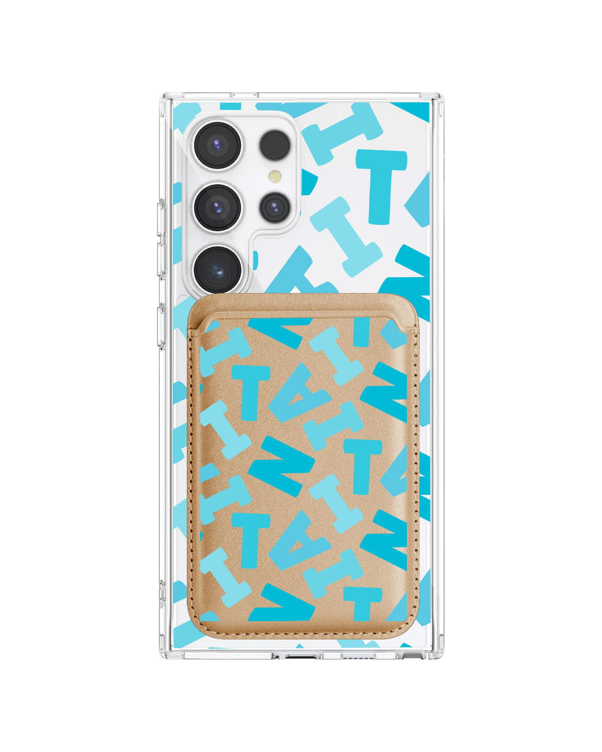 Android Magnetic Wallet Case - Scattered Monogram 5.0