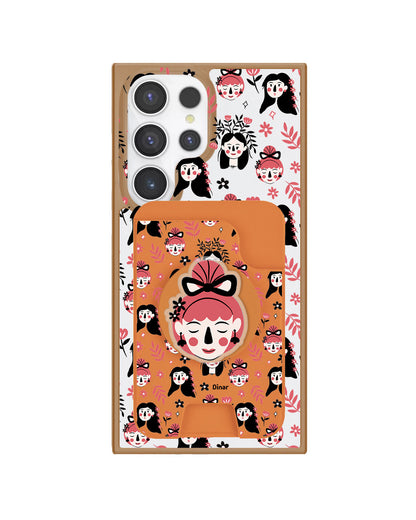 Android Magpop Wallet - Flowery Faces
