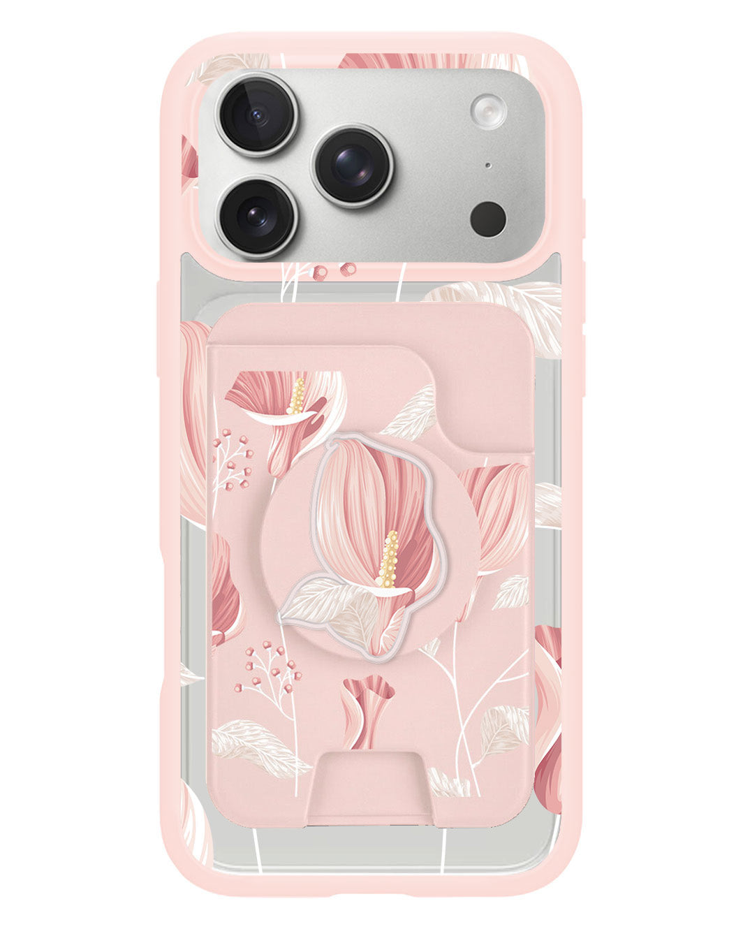 iPhone Magpop Wallet - Easter Lily