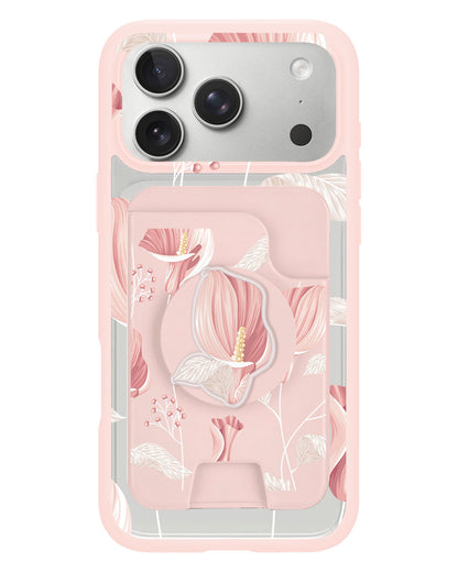 iPhone Magpop Wallet - Easter Lily
