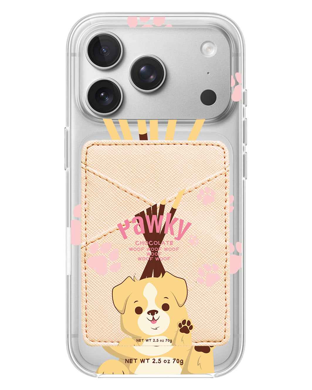 iPhone Phone Wallet Case - Pawky Dog