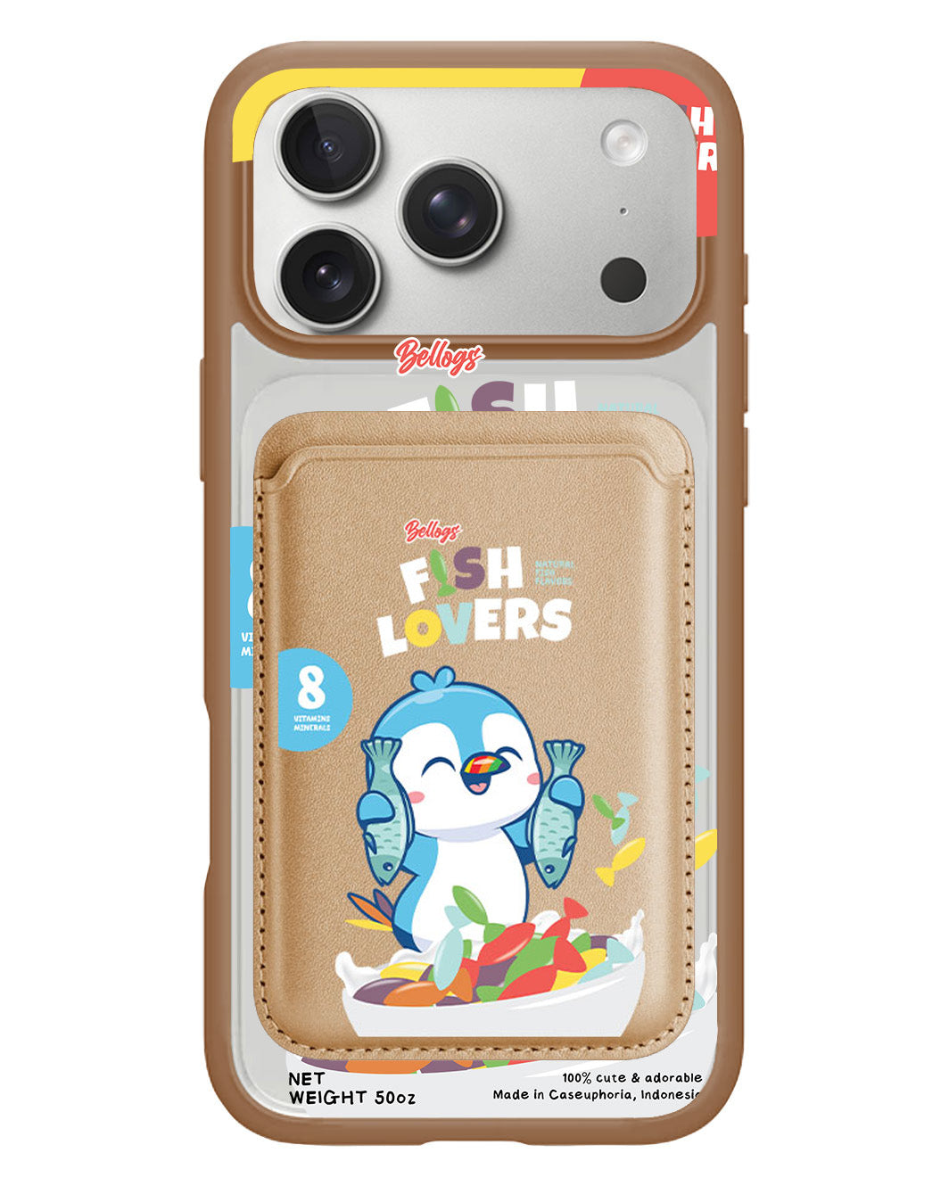 iPhone Magnetic Wallet Case - Fish Lovers