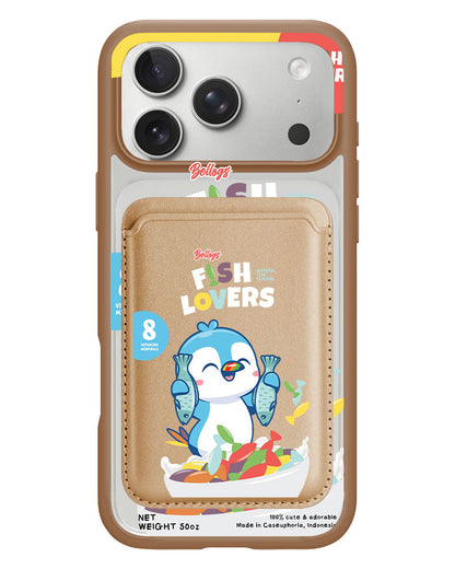iPhone Magnetic Wallet Case - Fish Lovers