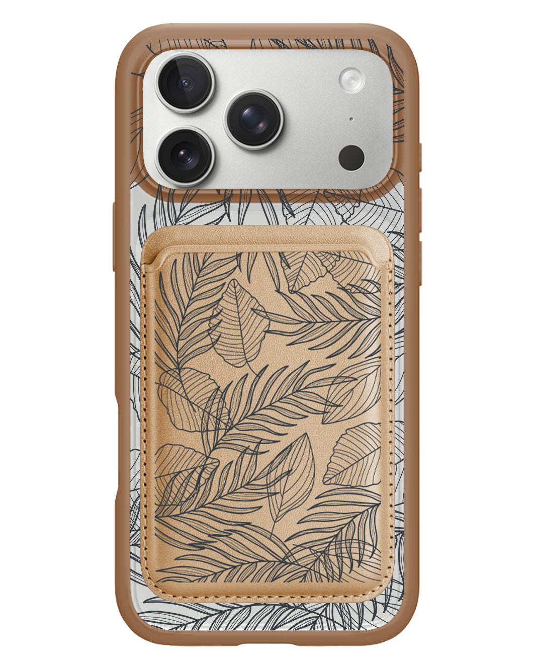 iPhone Magnetic Wallet Case - Sketchy Tropical 2.0