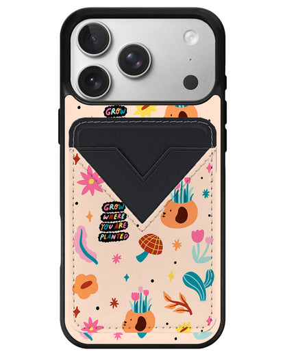 iPhone Avant Wallet Case - Grow And Bloom