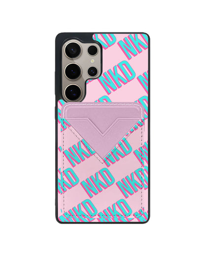 Android Avant Wallet Case - Custom Monogram 3.0 Diagonal Initial 4.0