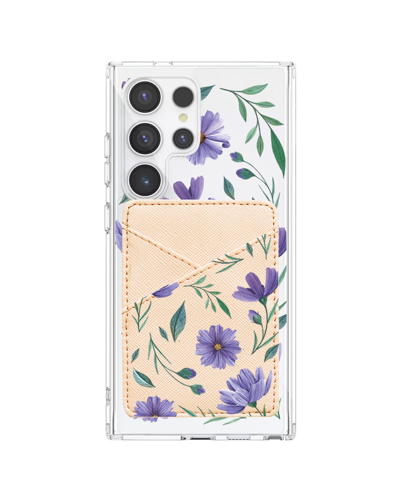Android Phone Wallet Case - February Violet