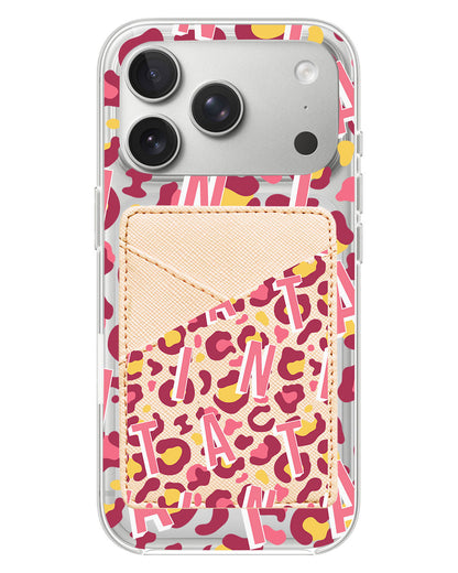 iPhone Phone Wallet Case - Leopard Monogram 3.0