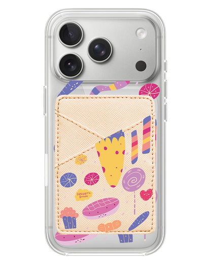 iPhone Phone Wallet Case - Dessert Doodle