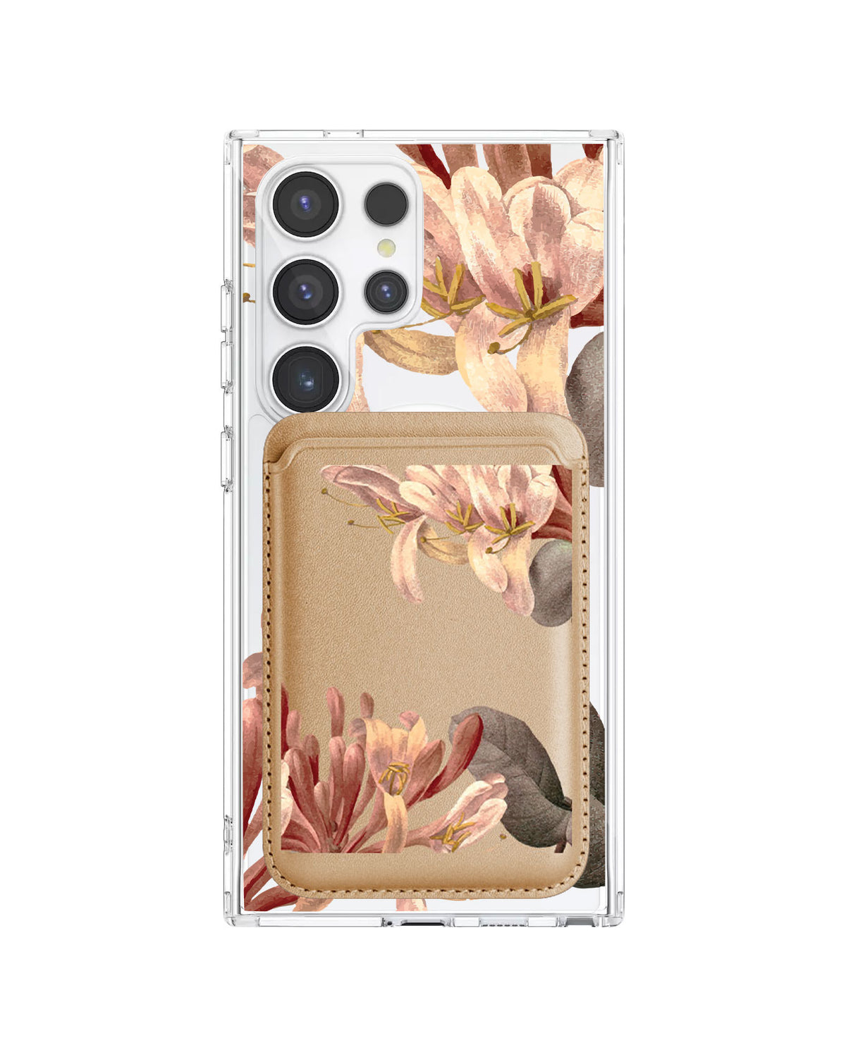 Android Magnetic Wallet Case - June Honey Suckle
