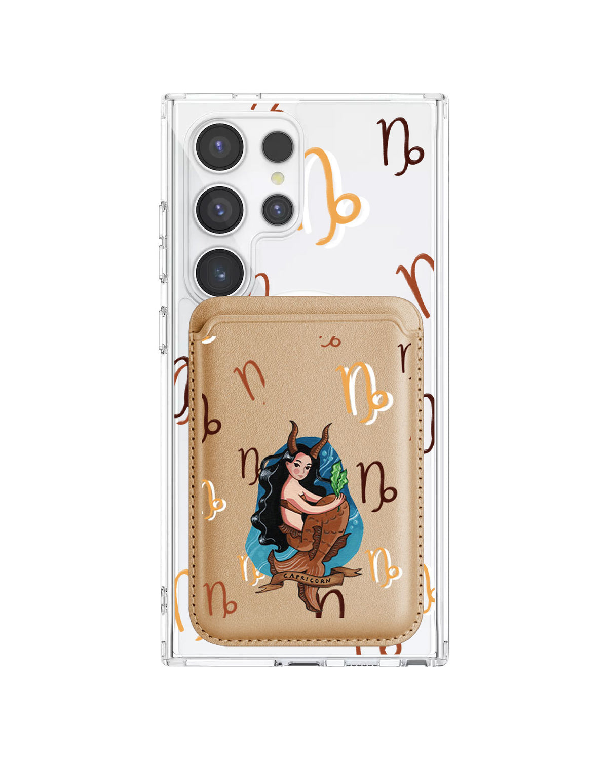 Android Magnetic Wallet Case - Capricorn