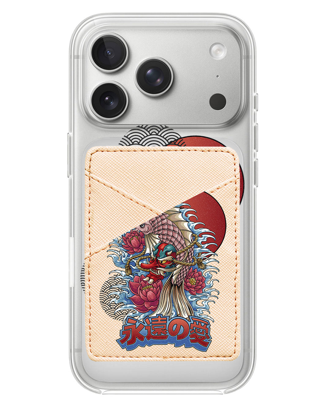 iPhone Phone Wallet Case - Oni Koi
