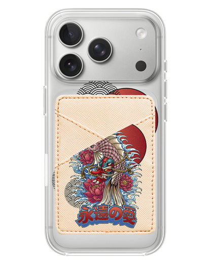 iPhone Phone Wallet Case - Oni Koi