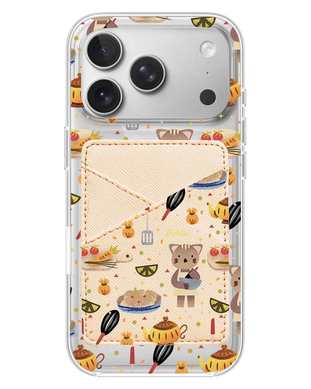 iPhone Phone Wallet Case - Cooking Cat