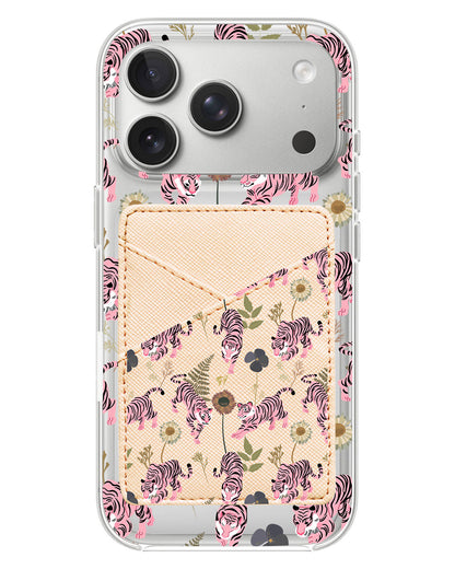 iPhone Phone Wallet Case - Tigre Rosa