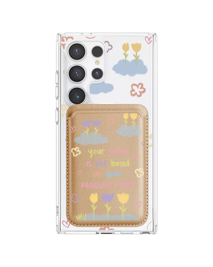 Android Magnetic Wallet Case - Positive Energy