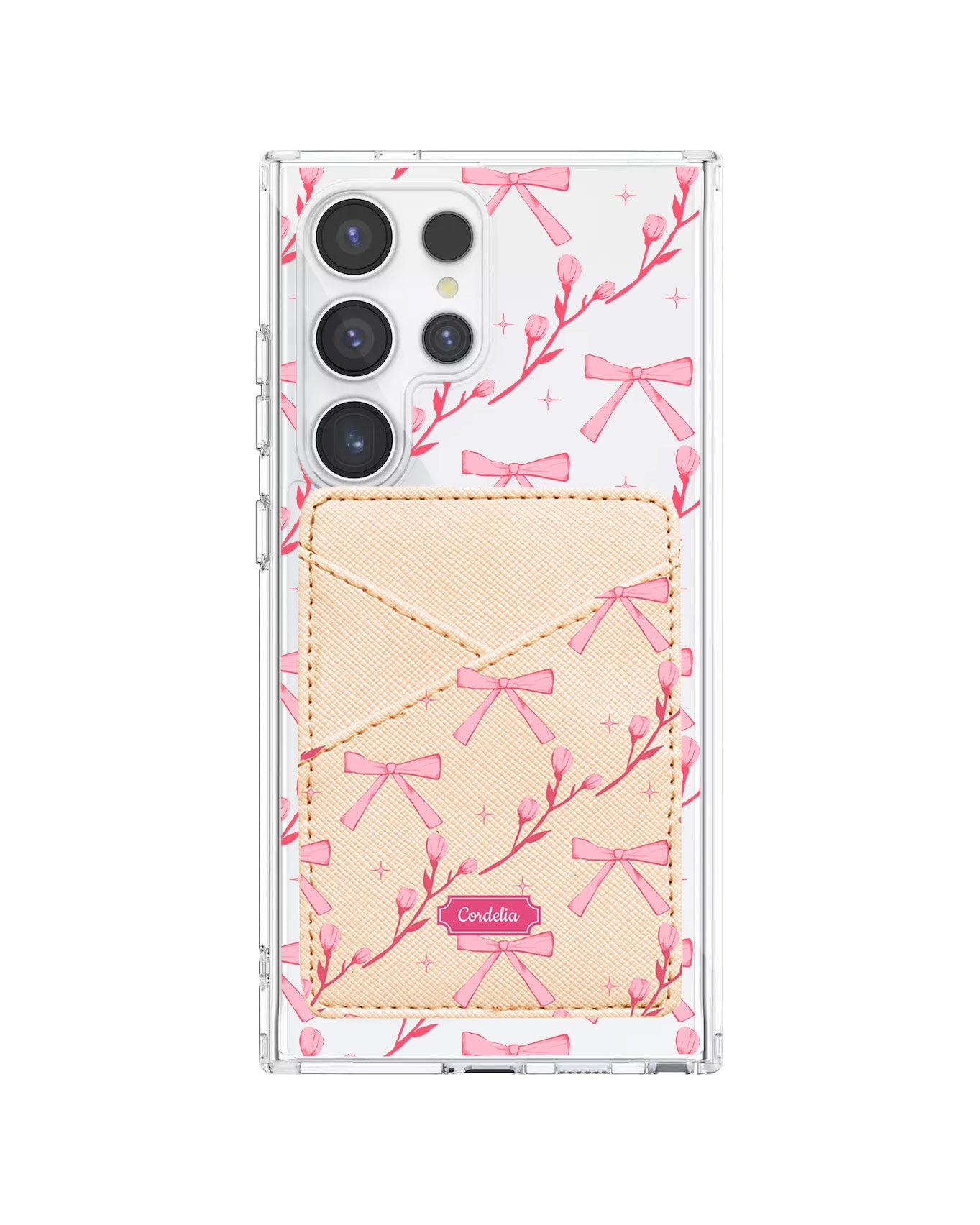 Android Phone Wallet Case - Coquette Floral