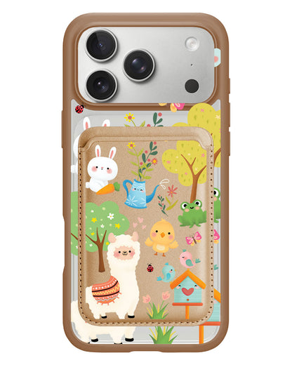 iPhone Magnetic Wallet Case - Spring