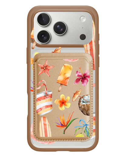 iPhone Magnetic Wallet Case - Aloha 1.0