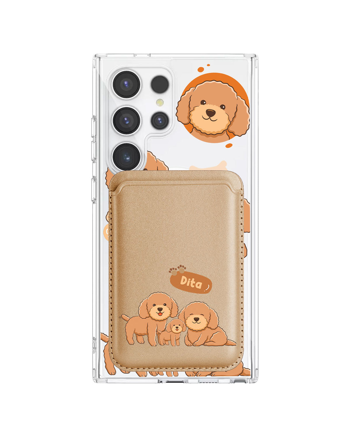 Android Magnetic Wallet Case - Poodle Squad 4.0