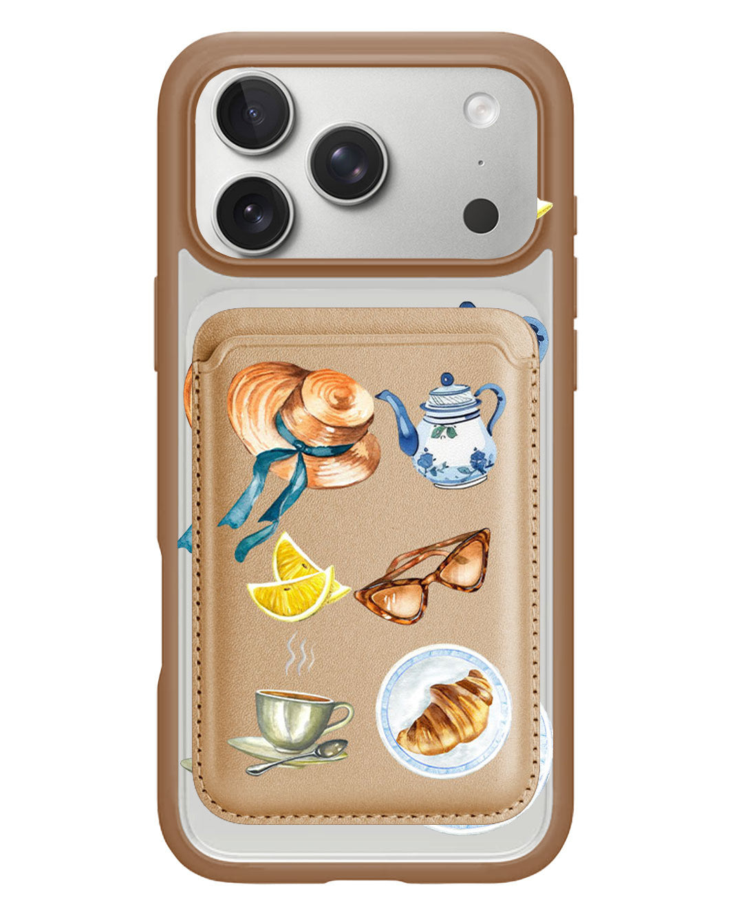 iPhone Magnetic Wallet Case - Afternoon Tea
