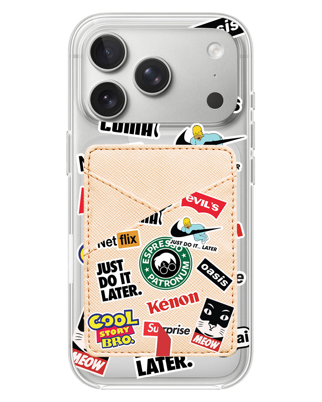 iPhone Phone Wallet Case - Brand Parody 1.0