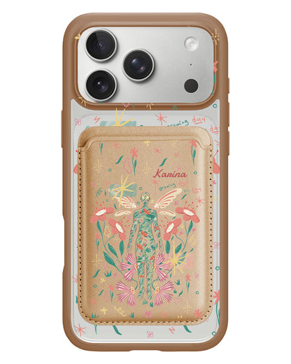 iPhone Magnetic Wallet Case - Growing Day by Day