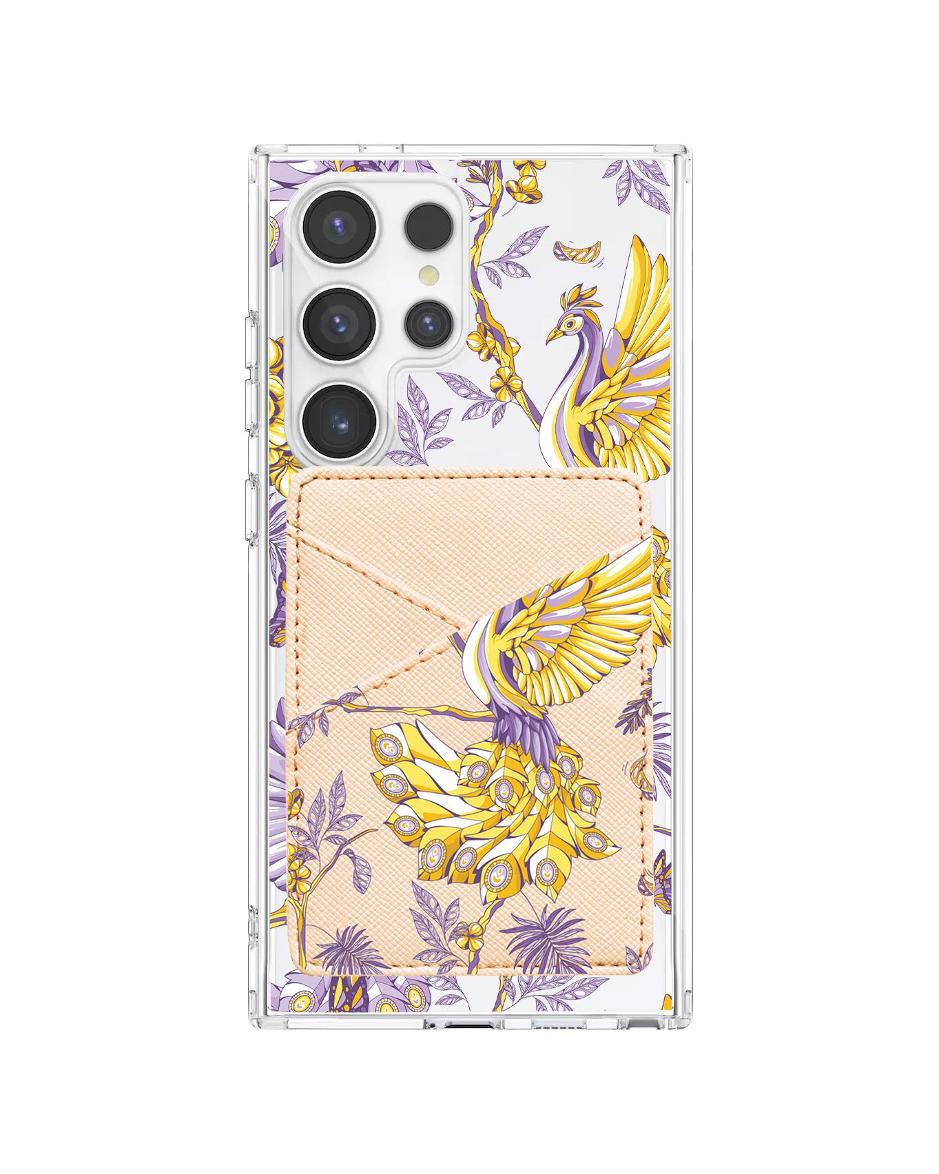 Android Phone Wallet Case - Peacock 3.0
