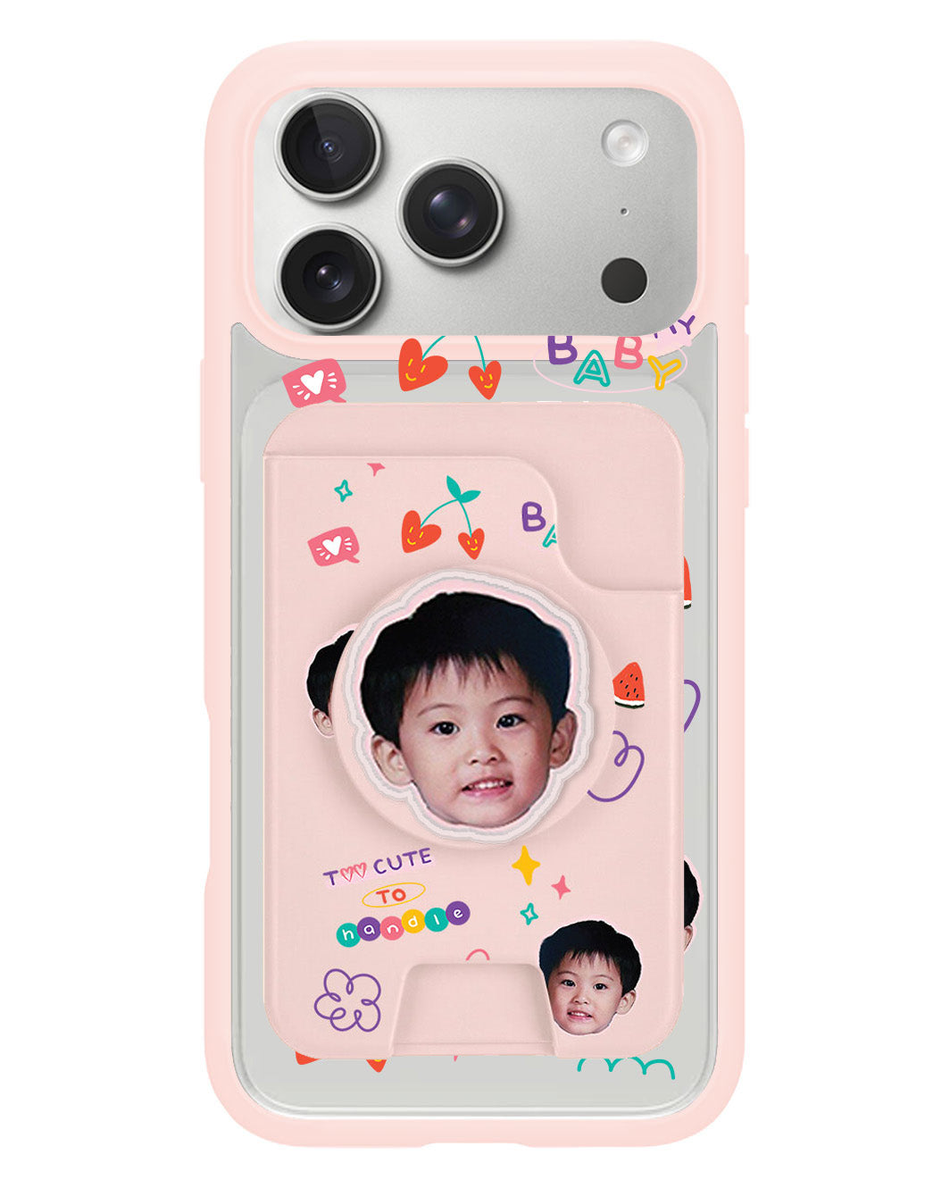 iPhone Magpop Wallet - Face Grid