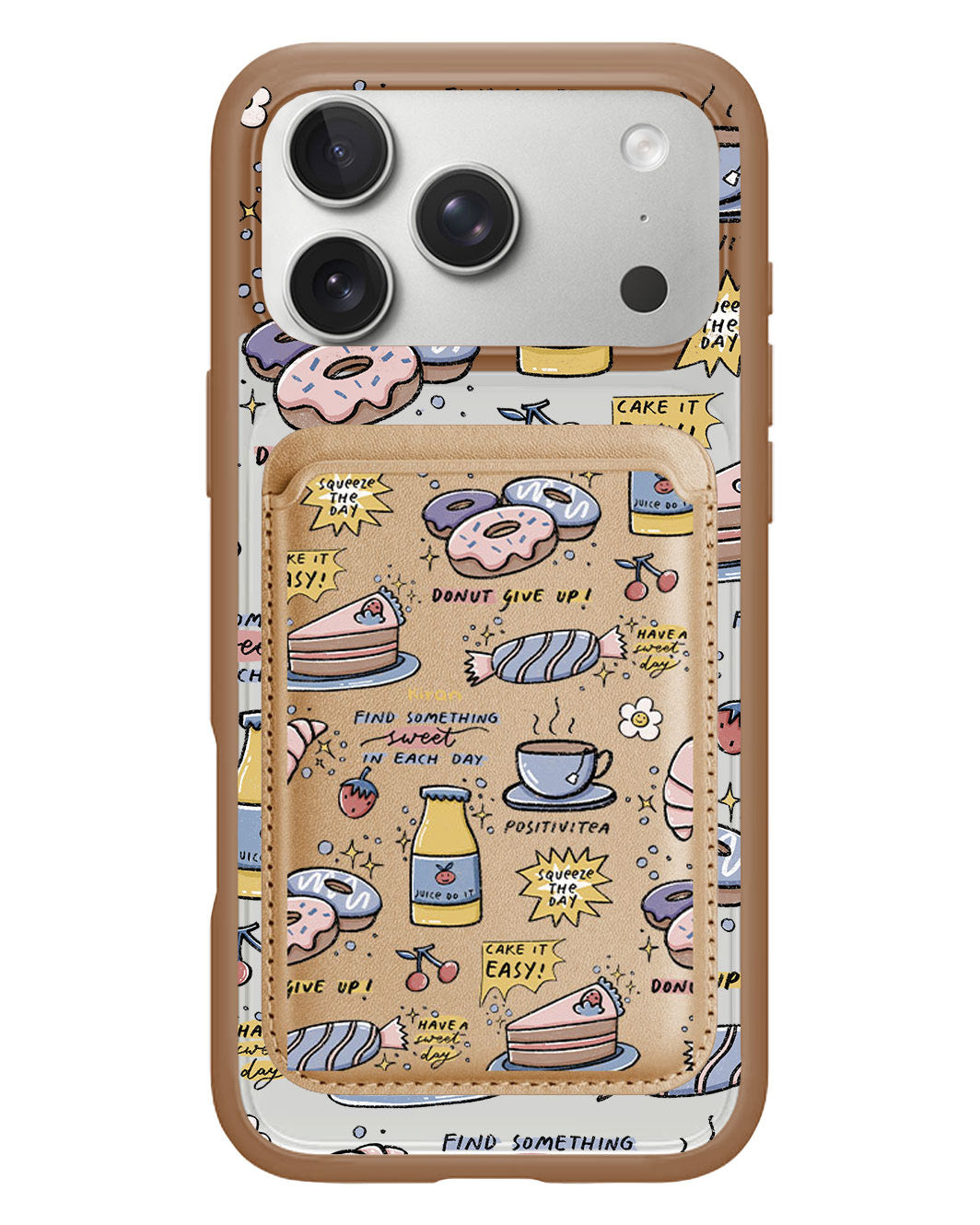 iPhone Magnetic Wallet Case - Sweets