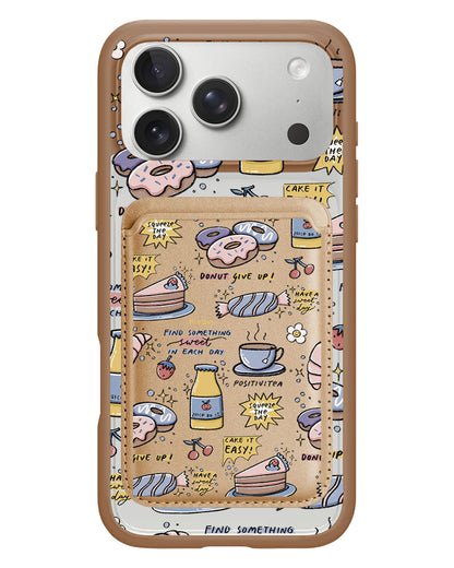 iPhone Magnetic Wallet Case - Sweets