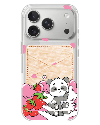 iPhone Phone Wallet Case - Yipi Strawberry Kiss