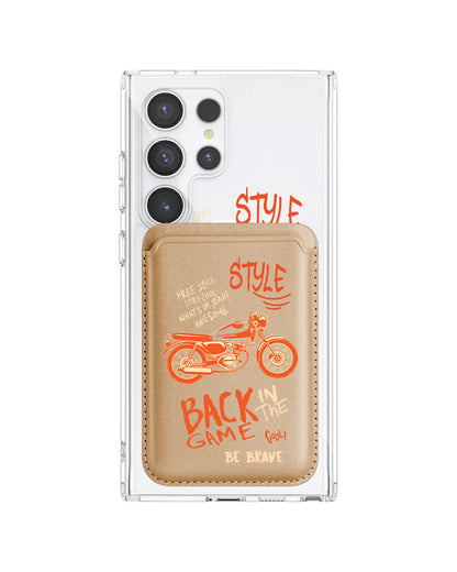 Android Magnetic Wallet Case - Back In The Game