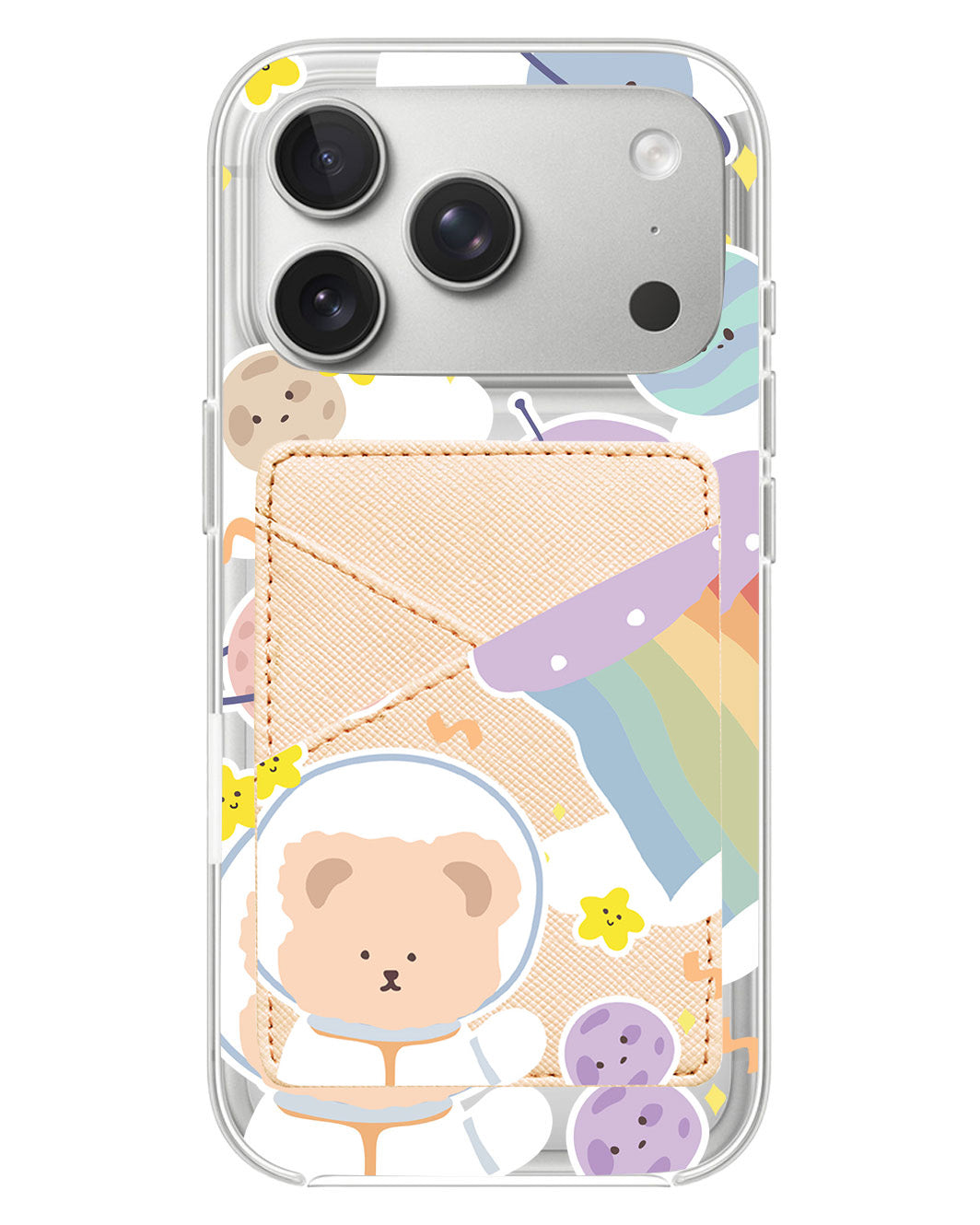 iPhone Phone Wallet Case - Astrobear