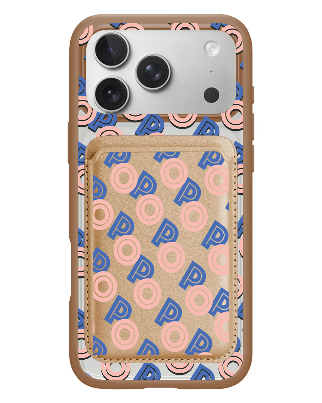 iPhone Magnetic Wallet Case - Initial Monogram 1.0