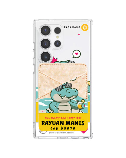 Android Phone Wallet Case - Cap Buaya