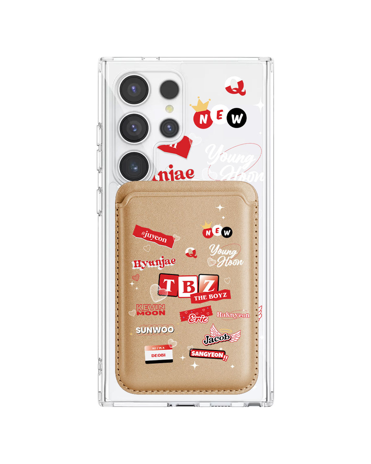 Android Magnetic Wallet Case - The Boyz Members