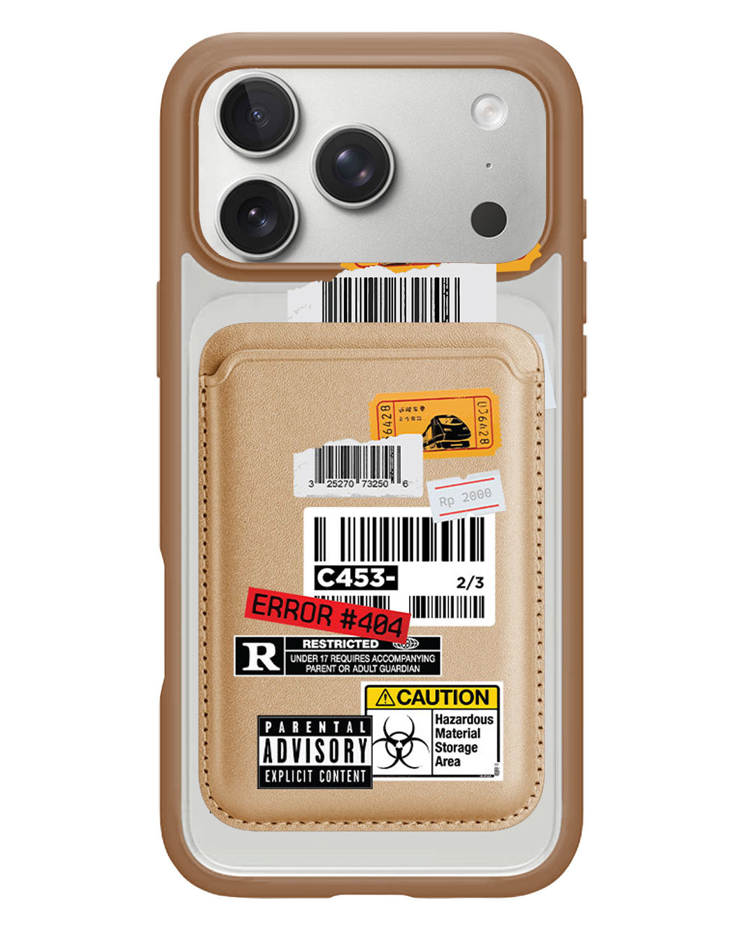iPhone Magnetic Wallet Case - Label Sticker Pack