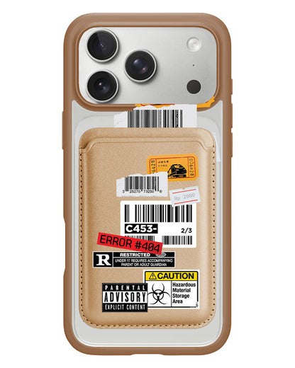 iPhone Magnetic Wallet Case - Label Sticker Pack