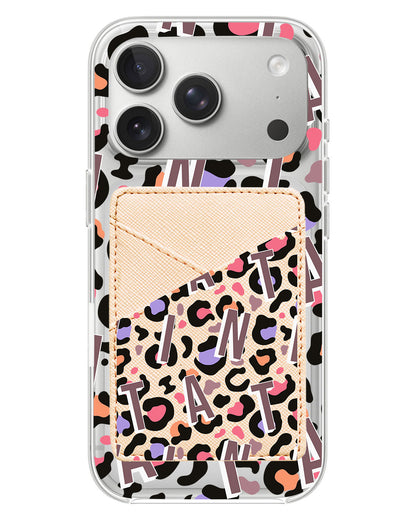 iPhone Phone Wallet Case - Leopard Monogram 5.0