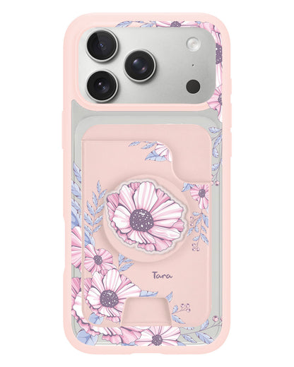 iPhone Magpop Wallet - Pink Blossom