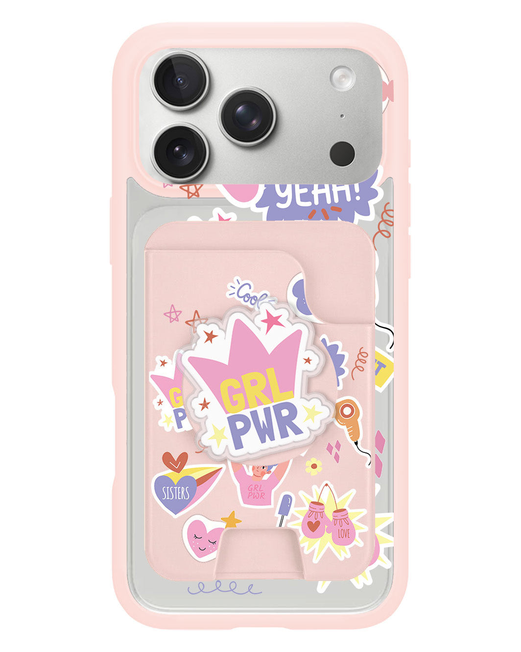 iPhone Magpop Wallet - Girl Power Sticker Pack