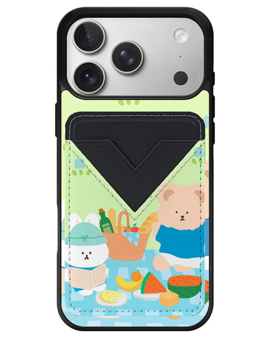 iPhone Avant Wallet Case - Picnic Blue