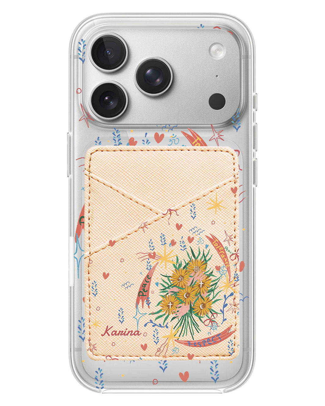 iPhone Phone Wallet Case - Peace