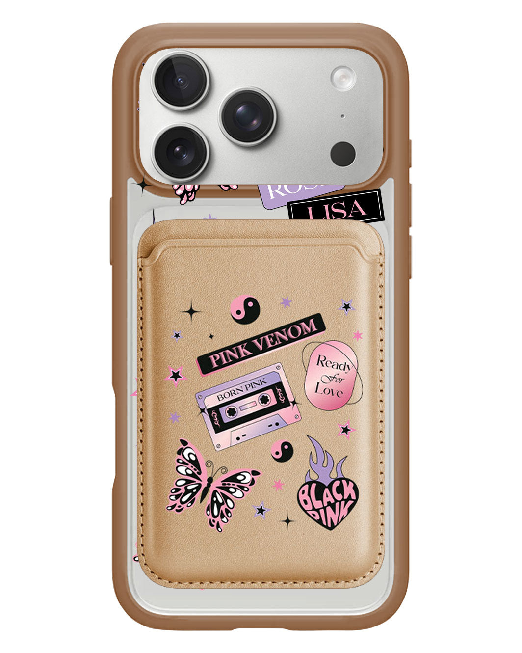 iPhone Magnetic Wallet Case - Blackpink Born Pink