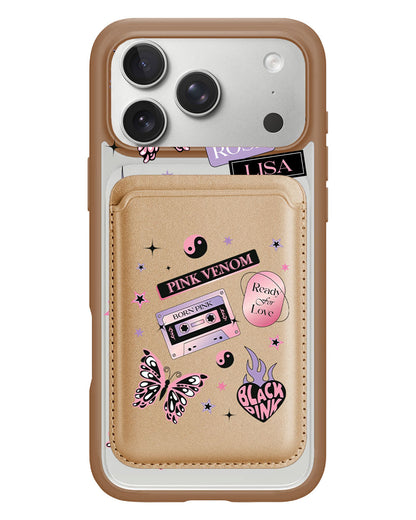 iPhone Magnetic Wallet Case - Blackpink Born Pink