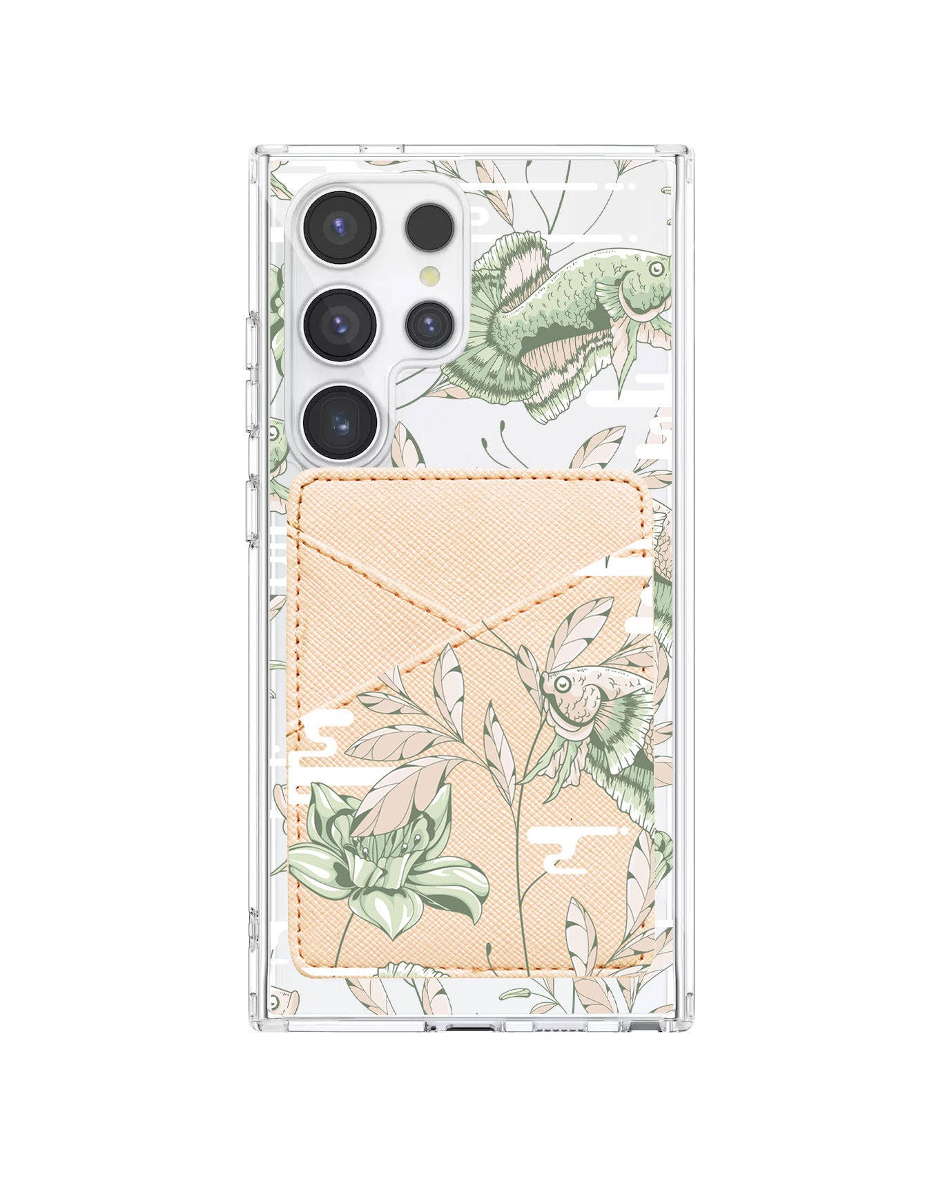 Android Phone Wallet Case - Fish & Floral 6.0