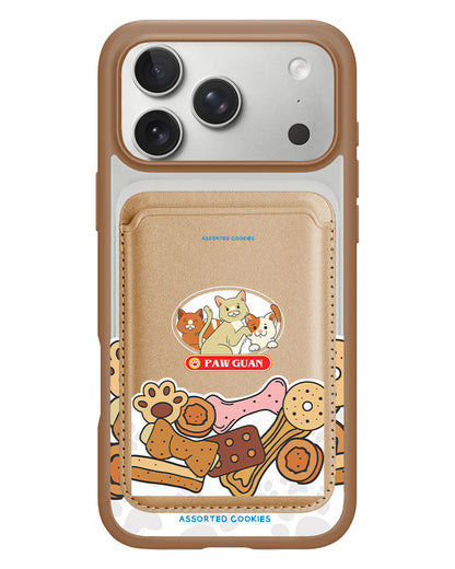 iPhone Magnetic Wallet Case - Pawguan Cat