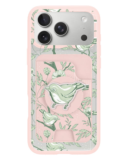 iPhone Magpop Wallet - Lovebird Monochrome 4.0
