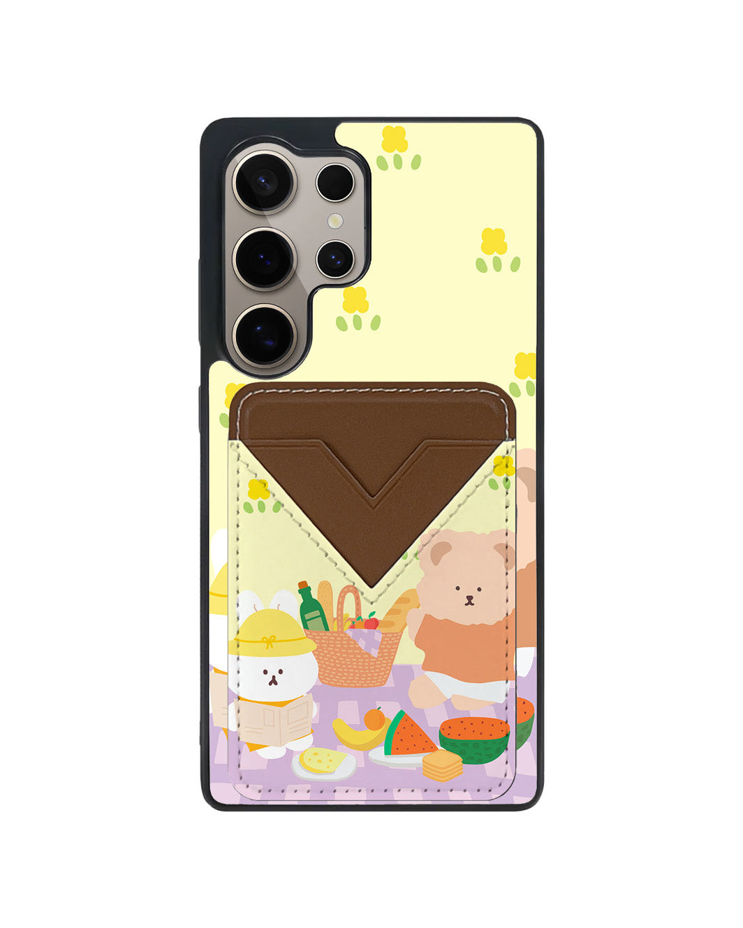 Android Avant Wallet Case - Picnic Bear Lilac